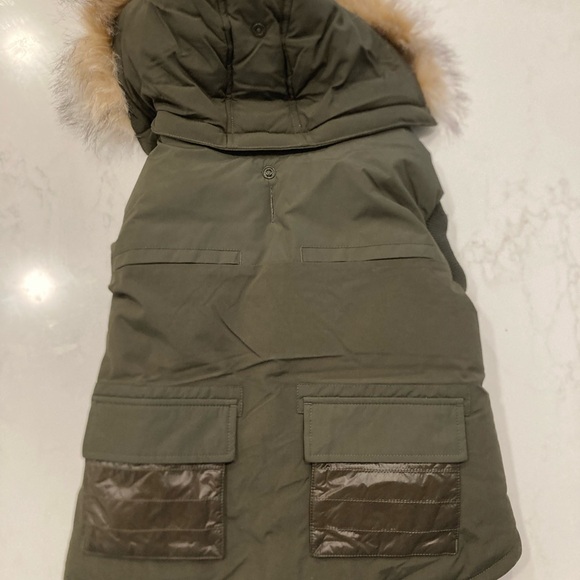 Pajar Pup Olive Green Dog Jacket - Picture 2 of 6